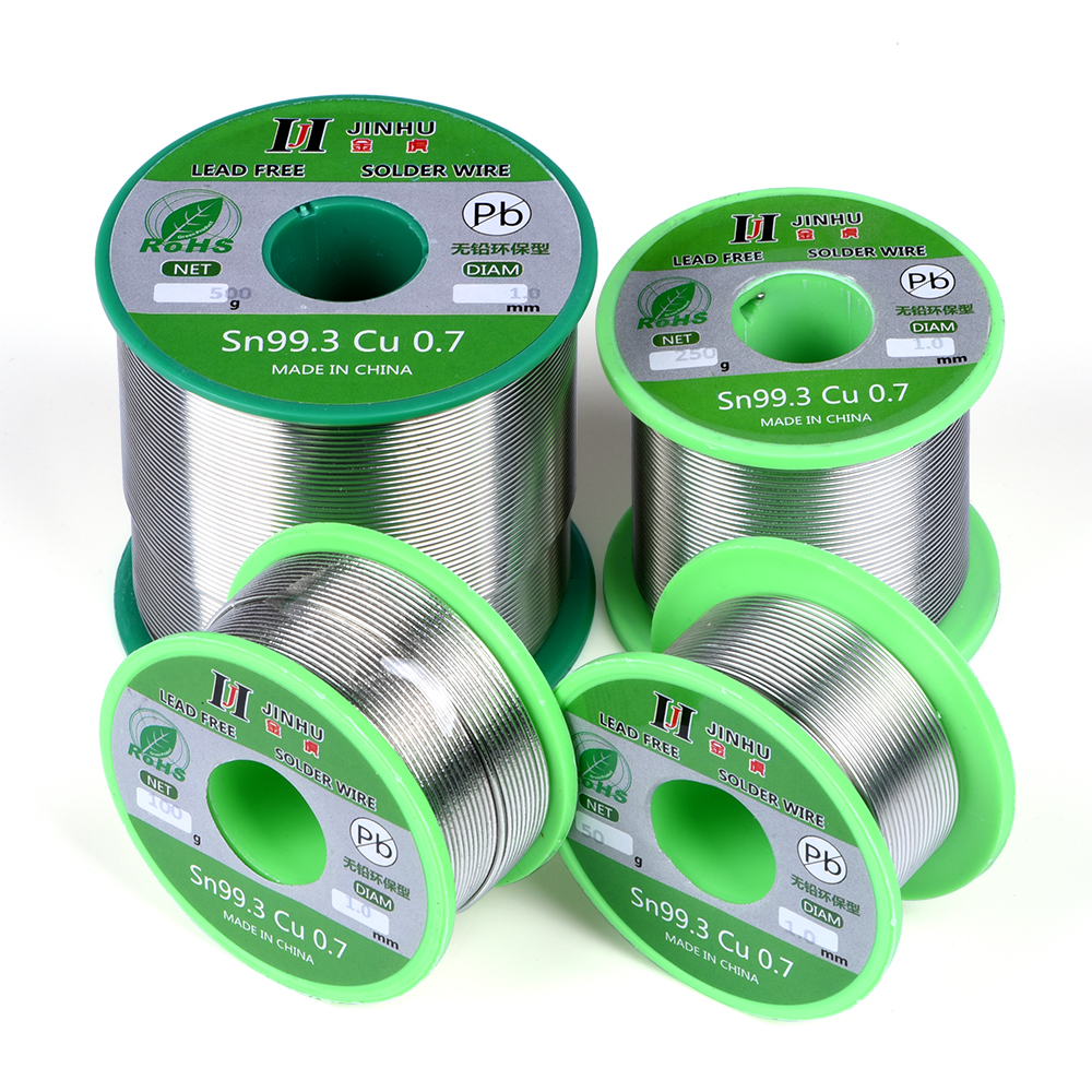100g Lead-free Solder Wire 0.5-1.0mm Unleaded Lead Free Rosin Core for Electrical Solder RoHs