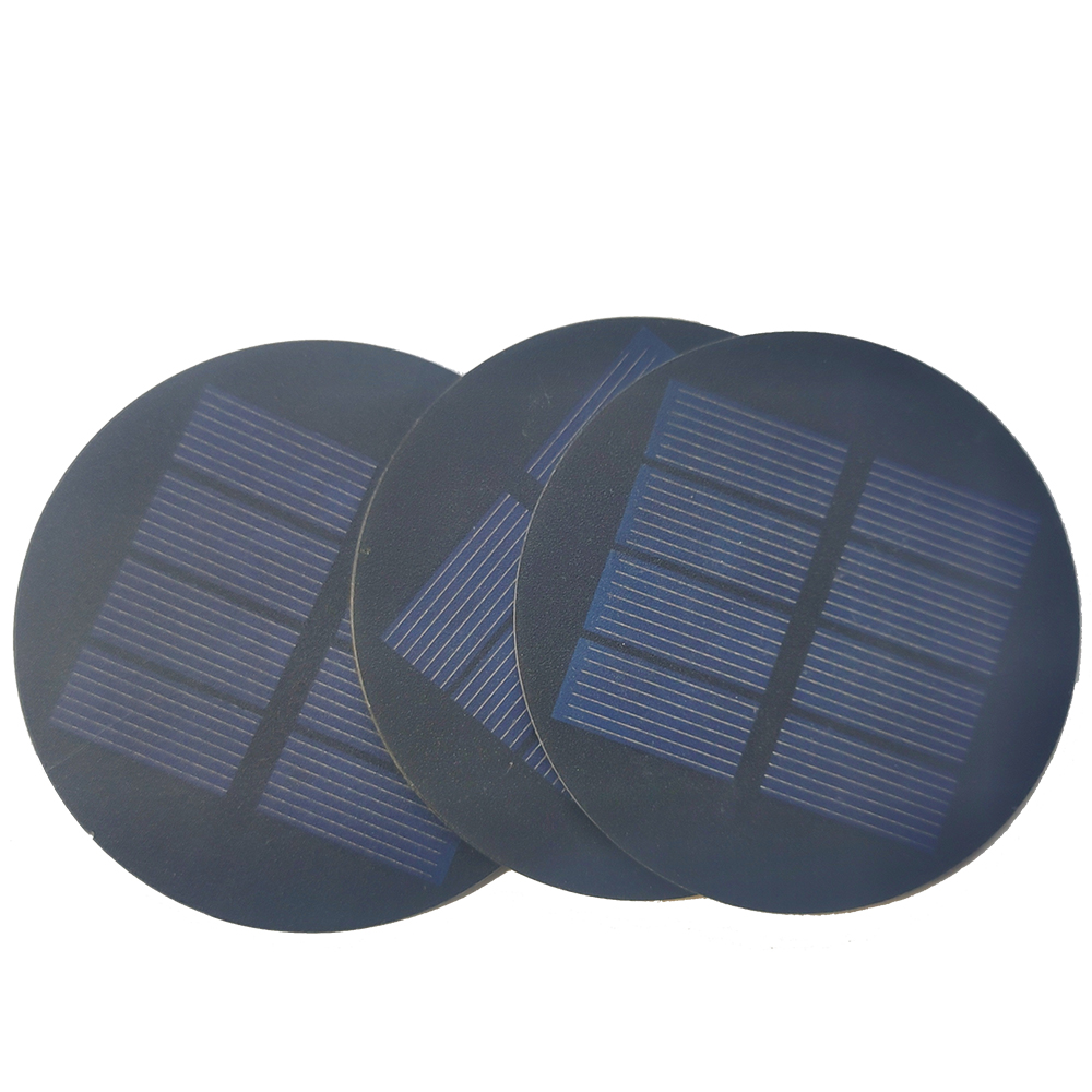 Solar Panel 6V 100mA  Silicon DIY Battery Charger Module Power Mini Solar Cell Toy Diameter 128mm 3.2-3.7 Charging