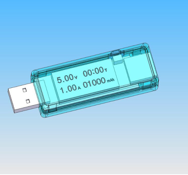 1PCS USB Charger Current Voltage Charging Detector Mobile Power Current and Voltmeter Ammeter Voltage