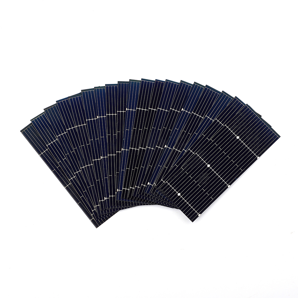 SUNYIMA 100PCS 52*19mm 0.5V 0.24W Solar Panel Monocrystallin System For Diy Photovoltaic Portable Solar Cell