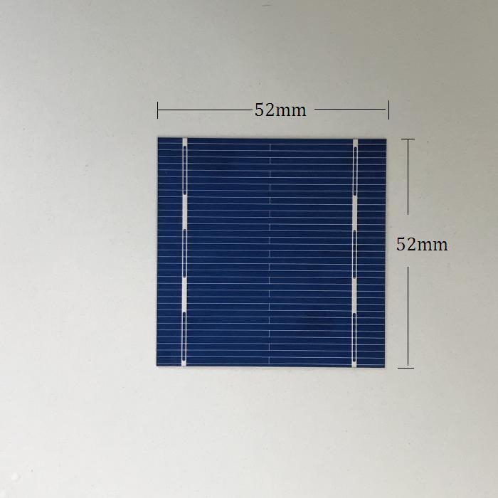 ALLMEJORES China 0.5V polycrystalline solar cells 52mm*52mm 0.43W for diy 12v solar panel charger 50pcs/Lot